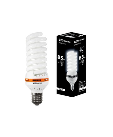Лампа энергосберегающая КЛЛ-FS-85 Вт-6500 К–Е40 (85х265 мм) TDM арт. SQ0323-0112