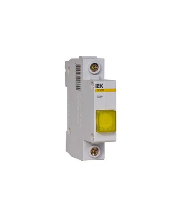 Сигнальная лампа ЛС-47 (желтая) (неон) ИЭК арт. MLS10-230-K05