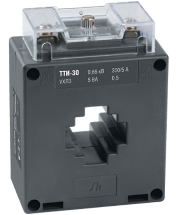 Трансформатор тока ТТИ-30 100/5А 5ВА класс 0,5S IEK арт. ITT20-3-05-0100