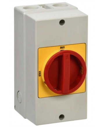 Переключатель кулачковый ПКП25-13 /К 25А «откл-вкл» 3Р/400В IP54  ИЭК арт. BCS33-025-1
