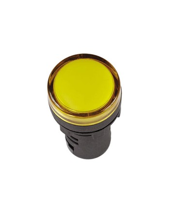 Лампа AD16DS(LED)матрица d16мм желтый 12В AC/DC  ИЭК арт. BLS10-ADDS-012-K05-16