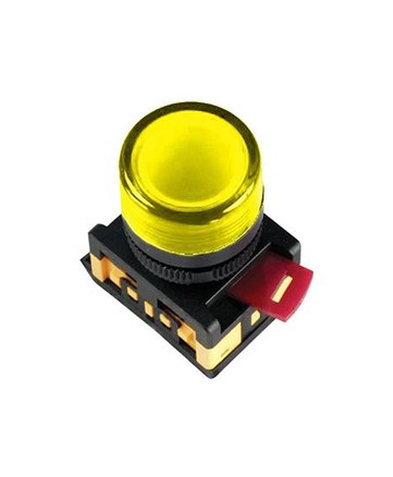 Лампа AL-22TE сигнальная d22мм желтый неон/240В цилиндр ИЭК арт. BLS30-ALTE-K05