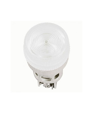 Лампа ENR-22 сигнальная d22мм белый неон/240В цилиндр ИЭК арт. BLS40-ENR-K01