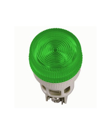Лампа ENR-22 сигнальная d22мм зеленый неон/240В цилиндр ИЭК арт. BLS40-ENR-K06