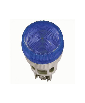 Лампа ENR-22 сигнальная d22мм синий неон/240В цилиндр ИЭК арт. BLS40-ENR-K07