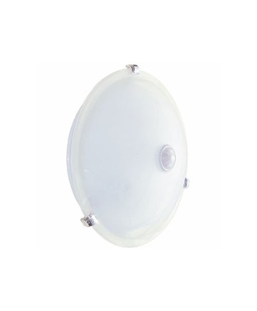 Светильник НПО3231Д белый 2х25 с датчиком движения ИЭК арт. LNPO0-3231D-2-025-K01