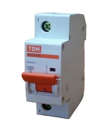 Автоматический выключатель  ВА47-100 1Р 25А 10кА  х-ка С, TDM арт. SQ0207-0048