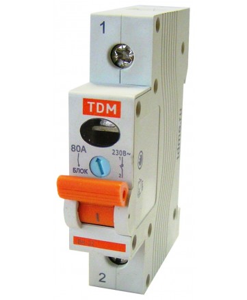 Выключатель нагрузки (мини-рубильник) ВН-32 1P 63A, TDM арт. SQ0211-0007