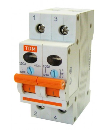 Выключатель нагрузки (мини-рубильник) ВН-32 2P 40A, TDM арт. SQ0211-0015