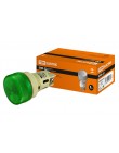 Лампа ENR-22 сигнальная d22мм зеленый неон/230В цилиндр, TDM