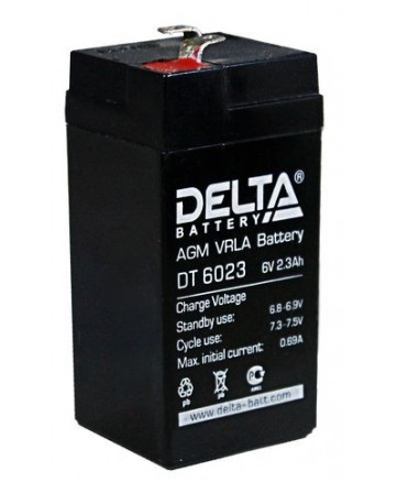 Аккумуляторная батарея свинцово-кислотная Delta DT 6023 арт. Delta DT 6023