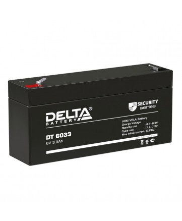 Аккумуляторная батарея свинцово-кислотная Delta DT 6033 арт. Delta DT 6033
