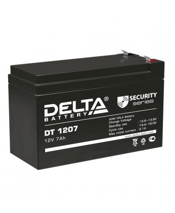 Аккумуляторная батарея свинцово-кислотная Delta DT 1207 арт. Delta DT 1207
