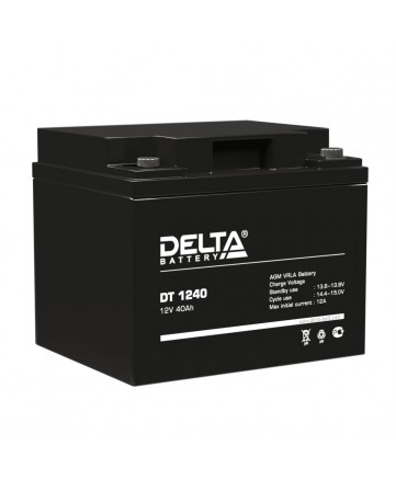 Аккумуляторная батарея свинцово-кислотная Delta DT 1240 арт. Delta DT 1240
