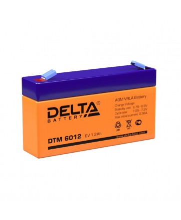 Аккумуляторная батарея свинцово-кислотная Delta DTM 6012 арт. Delta DTM 6012