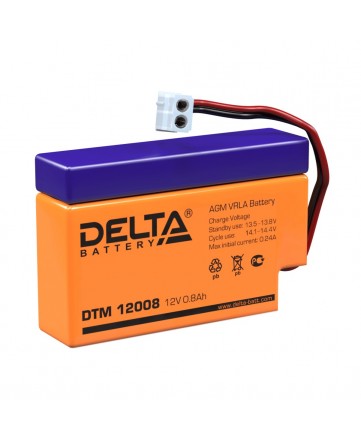 Аккумуляторная батарея свинцово-кислотная Delta DTM 12008 арт. Delta DTM 12008