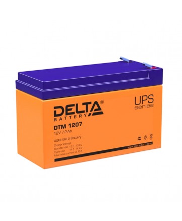 Аккумуляторная батарея свинцово-кислотная Delta DTM 1207 арт. Delta DTM 1207