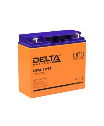 Аккумуляторная батарея свинцово-кислотная Delta DTM 1217 арт. Delta DTM 1217