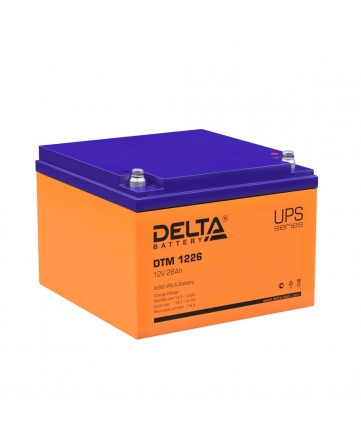 Аккумуляторная батарея свинцово-кислотная Delta DTM 1226 арт. Delta DTM 1226