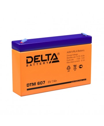 Аккумуляторная батарея свинцово-кислотная Delta DTM 607 арт. Delta DTM 607
