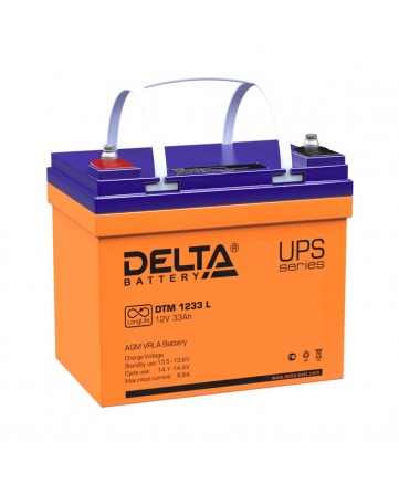 Аккумуляторная батарея свинцово-кислотная Delta DTM 1233 L арт. Delta DTM 1233 L