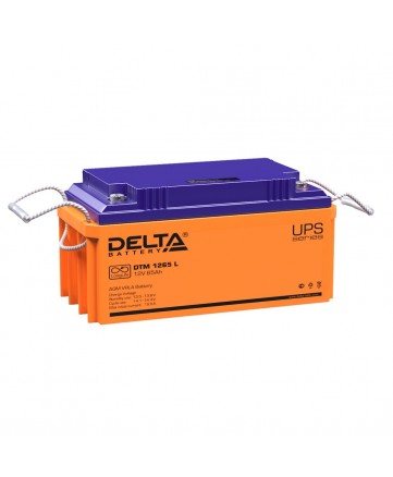 Аккумуляторная батарея свинцово-кислотная Delta DTM 1265 L арт. Delta DTM 1265 L