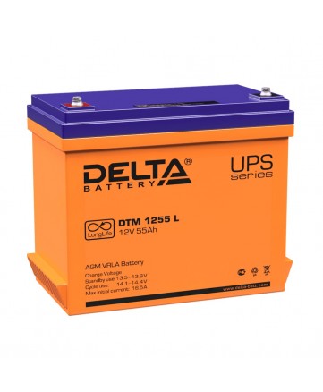 Аккумуляторная батарея свинцово-кислотная Delta DTM 1255 L арт. Delta DTM 1255 L