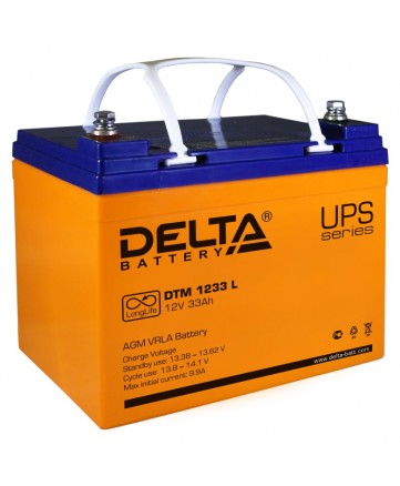 Аккумуляторная батарея свинцово-кислотная Delta DTM 1233 I арт. Delta DTM 1233 I