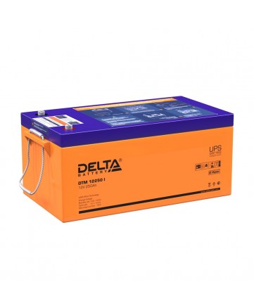 Аккумуляторная батарея свинцово-кислотная Delta DTM 12250 I арт. Delta DTM 12250 I