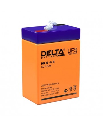 Аккумуляторная батарея свинцово-кислотная Delta HR 6-4.5 арт. Delta HR 6-4.5