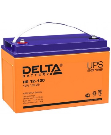 Аккумуляторная батарея свинцово-кислотная Delta HR 12-100 арт. Delta HR 12-100