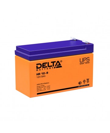 Аккумуляторная батарея свинцово-кислотная Delta HR 12-9 арт. Delta HR 12-9