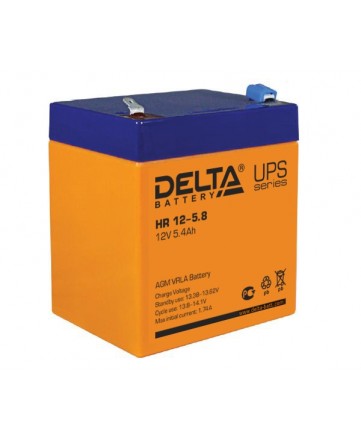 Аккумуляторная батарея свинцово-кислотная Delta HR 12-5.8 арт. Delta HR 12-5.8