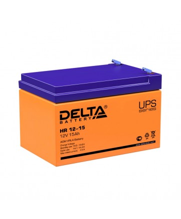 Аккумуляторная батарея свинцово-кислотная Delta HR 12-15 арт. Delta HR 12-15