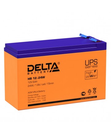 Аккумуляторная батарея свинцово-кислотная Delta HR 12-24 W арт. Delta HR 12-24 W