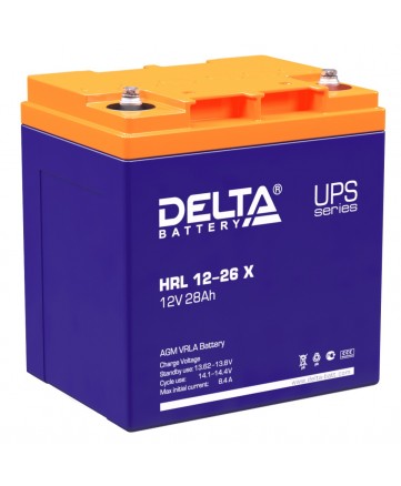 Аккумуляторная батарея свинцово-кислотная Delta HRL 12-26 X арт. Delta HRL 12-26 X