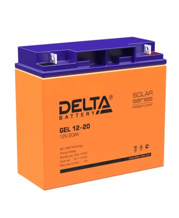 Аккумуляторная батарея свинцово-кислотная Delta GEL 12-20 арт. Delta GEL 12-20