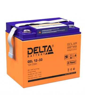 Аккумуляторная батарея свинцово-кислотная Delta GEL 12-33 арт. Delta GEL 12-33