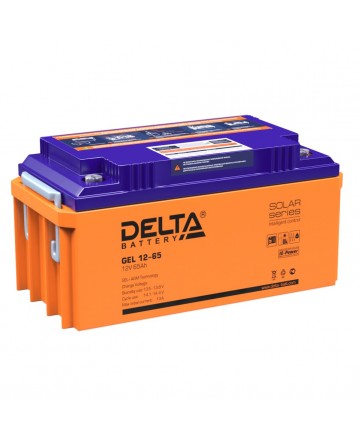 Аккумуляторная батарея свинцово-кислотная Delta GEL 12-65 арт. Delta GEL 12-65