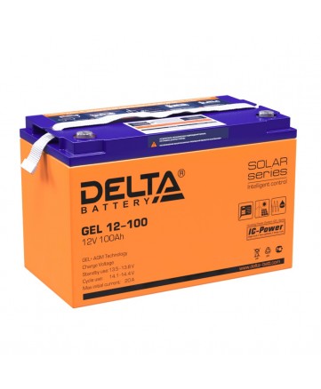 Аккумуляторная батарея свинцово-кислотная Delta GEL 12-100 арт. Delta GEL 12-100