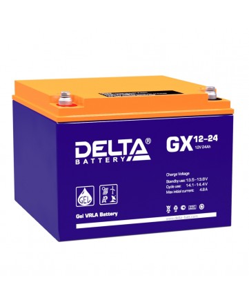 Аккумуляторная батарея свинцово-кислотная Delta GX 12-24 арт. Delta GX 12-24
