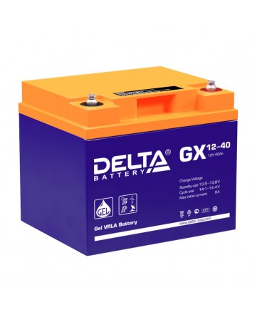 Аккумуляторная батарея свинцово-кислотная Delta GX 12-40 арт. Delta GX 12-40