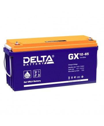Аккумуляторная батарея свинцово-кислотная Delta GX 12-65 арт. Delta GX 12-65