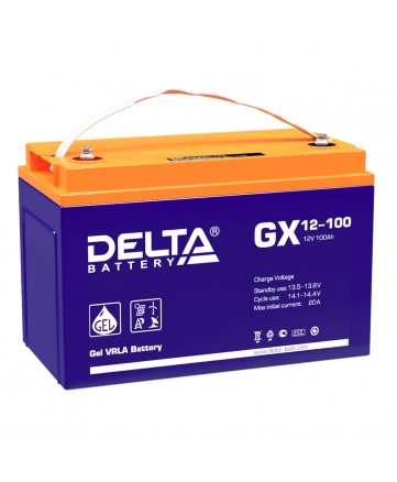 Аккумуляторная батарея свинцово-кислотная Delta GX 12-100 арт. Delta GX 12-100