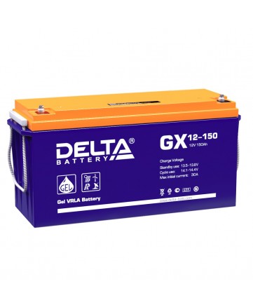 Аккумуляторная батарея свинцово-кислотная Delta GX 12-150 арт. Delta GX 12-150