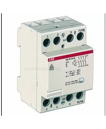 Модульный контактор ESB-40-40 (40А AC1) катушка 220В АС/DC, ABB, , арт. GHE3491102R0006