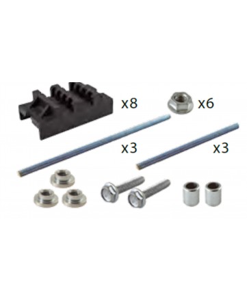 Набор шинных держателей и крепежа НШД 2/10 TN для 3Р+N шин 30-120 x 10 мм, TDM, , арт. SQ0834-0002