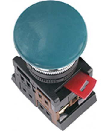 Кнопка ANE-22 «Грибок»с фиксацией красный d22мм неон/230В 1з+1р, TDM, , арт. SQ0704-0019