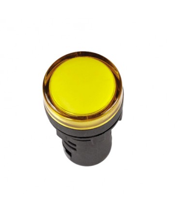 Лампа AD-16DS(LED)матрица d16мм желтый 230В АС, TDM, , арт. SQ0702-0072